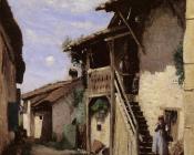 让 巴蒂斯特 卡米耶 柯罗 : A Village Steeet, Dardagny